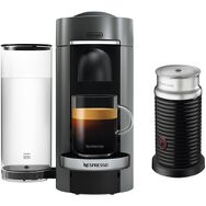 Nespresso - VertuoPlus Deluxe Coffee &amp; Espresso Single-Serve Machine and Aeroccino Milk Frother i...