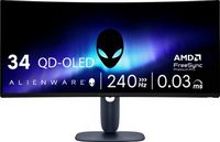 Alienware - AW3425DW 34" TFT QD-OLED Curved WQHD 240Hz 0.03ms FreeSync Gaming Monitor with HDR (H...
