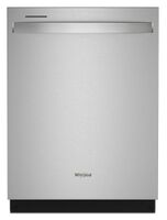 Whirlpool - 24” Dishwasher with AI Intelligent Wash and 47 dBA - Stainless Steel