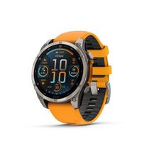 Garmin - fēnix 8 AMOLED Sapphire GPS Smartwatch 47mm Fiber-reinforced polymer - Titanium