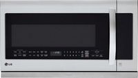 LG - 2.2 Cu. Ft. Over-the-Range Microwave - Stainless steel