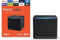 Amazon - Fire TV Cube, with AI-powered Fire TV Search, Hands-free streaming device w/ Alexa, Wi-F...
