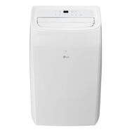 LG - 350 Sq. Ft. Smart Portable Air Conditioner 8,350 BTU - White
