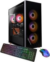 iBUYPOWER - Scale Gaming Desktop PC - AMD Ryzen 5 5500- AMD Radeon RX 6400 4GB- 16GB DDR4 RGB RAM...