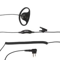 Cobra - D-Style Headset for Cobra Performa Business Radios - Black