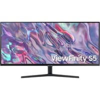 Samsung ViewFinity 34" S5 (S50GC) UWQHD 100Hz AMD FreeSync HDR10 Monitor (HDMI, DisplayPort) - Black