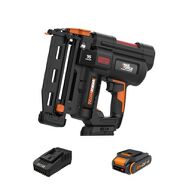 WORX - Nitro WX841L 20V 16GA Brushless Finish Nail Gun (Battery & Charger Included) - Black