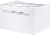 Bosch - White Laundry Pedestal with Storage Drawer for Washer - White