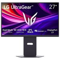 LG - UltraGear 27" IPS Dual Mode (4K UHD 240Hz or FHD 480Hz) 1ms G-Sync Gaming Monitor with Displ...