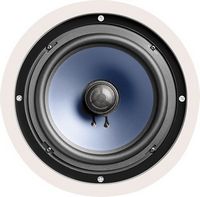 Polk Audio RC80i 2-way Round In-Wall 8" Speakers (Pair), Perfect for Damp and Humid Indoor/Outdoo...