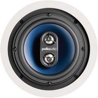 Polk Audio - RC6s In-Ceiling 6.5&quot; Stereo Speaker - Dual Channel Experience | Best for Damp, Humid...