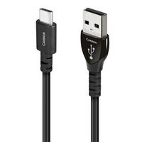 AudioQuest - Carbon USB-A > C 2.5' Digital High-Definition Audio Cable with USB-A to USB-C Connec...