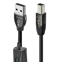 AudioQuest - Diamond USB-A &gt; B 2.5%27 Digital  High-Definition Audio Cable with USB-A to USB-B Conn...