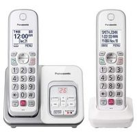 Panasonic - KX-TGD832W DECT 6.0 Expandable Cordless Phone System with Digital Answering System - ...