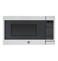 GE - 0.7 Cu. Ft. Countertop Microwave with Convenience Cooking Control - Black Stainless Steel