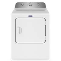 Maytag - 7.0 Cu. Ft. Electric Dryer with Wrinkle Prevent - White