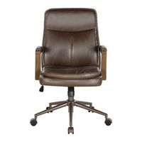 OSP Home Furnishings - Woodlands Office Chair - Chocolate