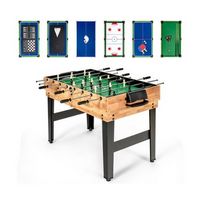 Costway - 10-in-1 Combo Game Table Set, Multi Game Table for Home, Game Room - Multi-Color