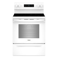 Whirlpool - 5.3 Cu. Ft. Freestanding Electric Range with Air Cooking Technology, No Preheat Air F...