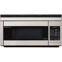 Sharp - 1.1 Cu. Ft. Convection Over-the-Range Microwave with Sensor Cooking - Stainless Steel