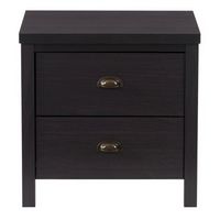 CorLiving - Boston 2-Drawer Night Stand - Brown