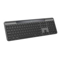 Logitech - Signature Slim Solar+ K980 Wireless Bluetooth Solar and Artificial Light Powered Keybo...