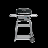 Charbroil - Bistro Pro Electric Grill + Charcoal Mode Black - Black