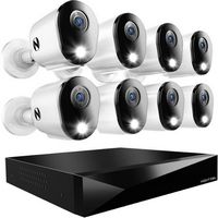 Night Owl - 8 Channel 2K (4MP) DVR with 8 (4MP) Cameras and 2TB Storage, Expandable up to 4 Addit...