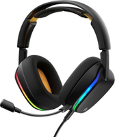 Glorious - GHS Eternal RGB Over-Ear Wired Gaming Headset for PC, PS5, PS4, Switch and Mobile - Black