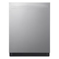 LG - 24" Top Control Smart Built-In Stainless Steel Tub Dishwasher with 3rd Rack, QuadWash Pro, a...