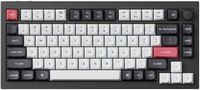 Keychron - Q1HE 75% Custom Wireless RGB Mechanical Keyboard with Progrmmable QMK/VIA Hot-Swappabl...
