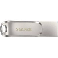 SanDisk - Ultra Dual Drive Luxe 1TB USB 3.1, USB Type-C Flash Drive - Silver