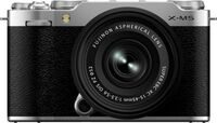 Fujifilm - X-M5 Body with XC15-45mmF3.5-5.6 OIS PZ Lens Kit - Silver