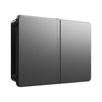 Storm Shell - Deluxe Weatherproof 55” Outdoor TV Enclosure with Full Motion TV Mount Included - B...