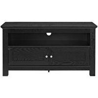 Walker Edison - Modern TV Stand Cabinet for Most Flat-Panel TVs Up to 50&quot; - Black