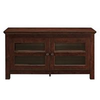 Walker Edison - Double Door TV Stand for Most Flat-Panel TV's up to 48" - Brown