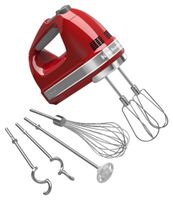 KitchenAid - KHM926ER 9-Speed Hand Mixer - Empire Red