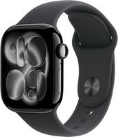Apple Watch Series 11 (GPS) 42mm Jet Black Aluminum Case with Black Sport Band - M/L - Jet Black ...