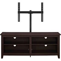 Walker Edison - TV Stand with Adjustable Removable Mount for Most TVs Up to 60" - Espresso
