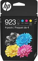 HP - 923 4-Pack Standard Capacity Ink Cartridges - Black/Cyan/Magenta/Yellow