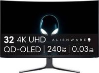 Alienware - AW3225QF 31.6&quot; Quantum Dot OLED Curved Gaming Monitor - 240Hz - NVIDIA G-Sync - VESA ...