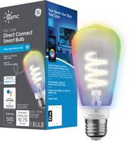 Cync - ST19 Edison Style Smart LED Light Bulb - Color Changing - Full Color