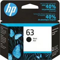 HP - 63 Standard Capacity Ink Cartridge - Black