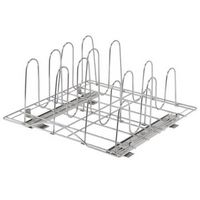 TRINITY - Sliding Pot Organizer | Chrome - Chrome