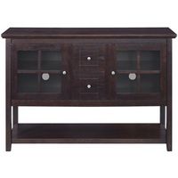 Walker Edison - Transitional TV Stand / Buffet for TVs up to 55&quot; - Espresso