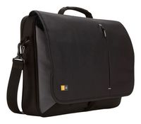 Case Logic - Messenger Laptop Bag for 17" Laptop - Black