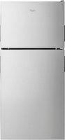 Whirlpool - 18.2 Cu. Ft. Top-Freezer Refrigerator - Stainless steel