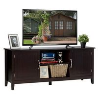 TV Stand Entertainment Media Center for TV's up to 65'' w/Storage Cabinets