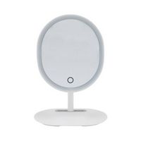 Glo-Tech - Oval Rechargeable LED Miror - White