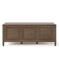 Simpli Home - Connaught Storage Bench Trunk - Natural Aged Brown
